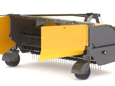 ELHO TR 300 Topper Rotary Mulcher Agricultural Mower Attachment 3D model