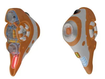 SHIP F15 underwater or submarine 3D model