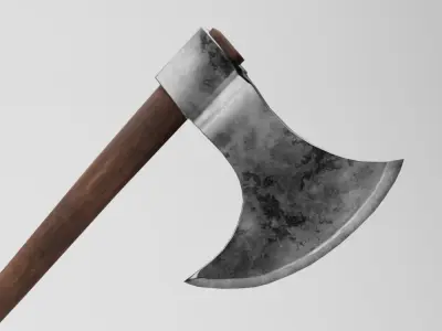 Huntsman Axe  Low-poly 3D model