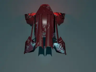 sci-fi robot - low poly - pbr - robotics Low-poly 3D model