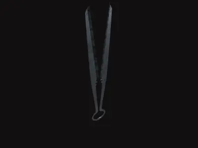 Medieval Scissors V01 Low-poly 3D model