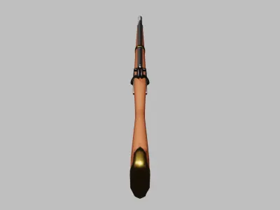 Napoleonic era french rifle - firearm Free low-poly 3D model