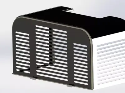Engine Cover Concept Free 3D model