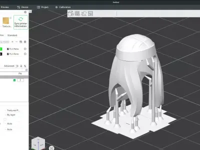 Custom3Dprint Minifigure Accessory - Minifigure Hair S2 - 018 3D print model
