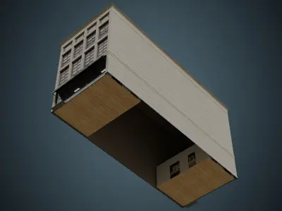 Building 29 Low-poly 3D model