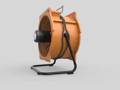 Industrial Fan 3D model get