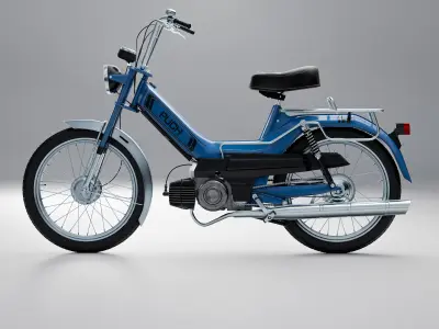 Puch Maxi Classic Moped 3D model