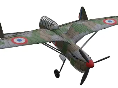 Arsenal Delanne 10 Low-poly 3D model
