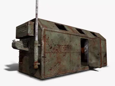 Military Kung Low-poly 3D model