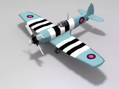 Supermarine Spitfire Low-poly 3D model buy