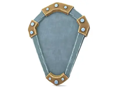 Ancient Shield Low-poly 3D model purchase
