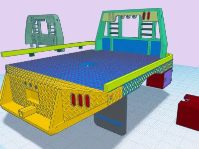 Bradford Built flat deck 88mm width for SWD 3D print model