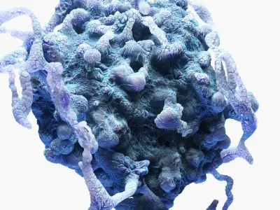 Cancer Cell Mutation 3D model