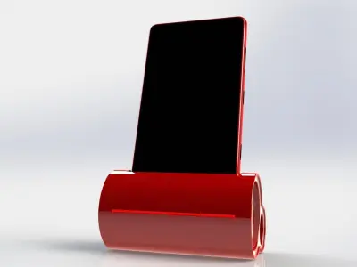 Nokia lumia wireless charging dock Free 3D model