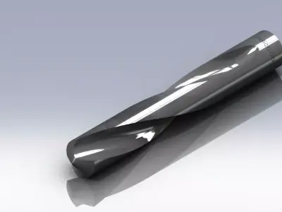Broca Helicoidal de 20mm Helical Drill 20mm Free 3D model