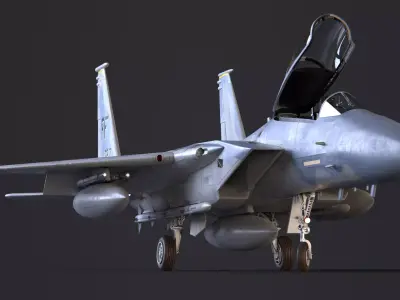F-15C Eagle 3D model buy