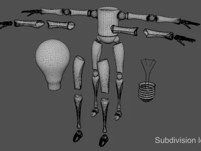  light bulb man 