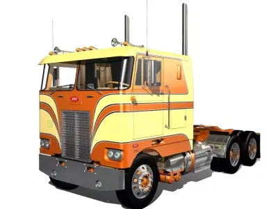 352 Semi Truck 3D model