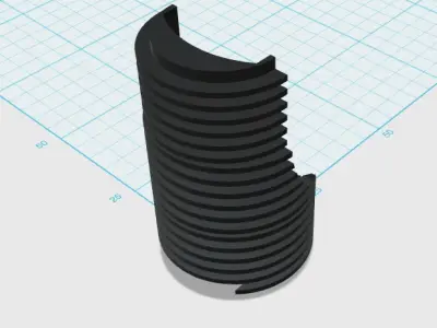DL44 Blaster ANH Heatsink Part to fit DENIX MAUSER  3D print model