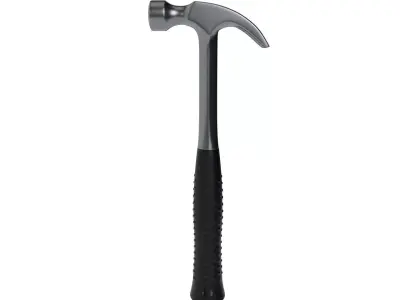 Regular claw hammer 3D model