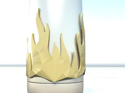 Antique Bottle 3D model