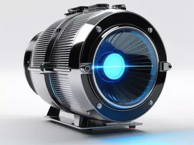 Futuristic SciFi Engine Power Unit 3D model
