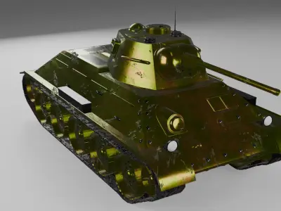 Tank T-34  3D model