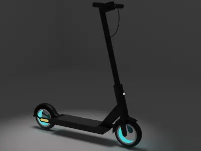 Futuristic Scooter 3D model