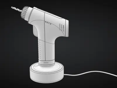 HOYO Electric Drill 3D model