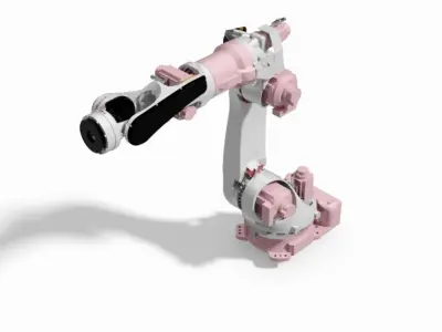Heavy Industrial Robot Kawasaki BX200L Free 3D model