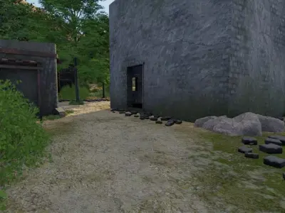 Abandoned Village Layout 3D model