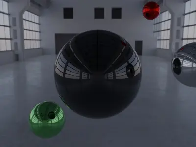 HDRI - Factory Hall Interior 3 Texture