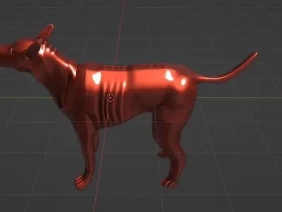 dog basemesh 3D model