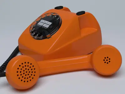 Retro Telephone FeTAp 611 3D model