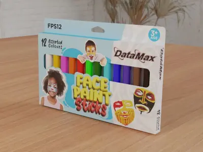 FACEPAINT PACKAGING 3D model