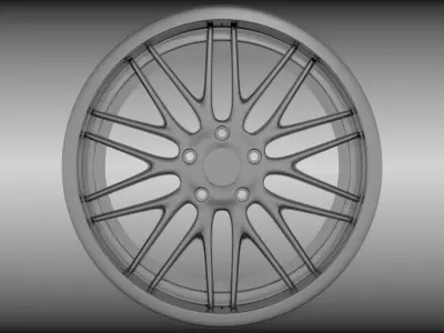 11 car rim pack 3D model