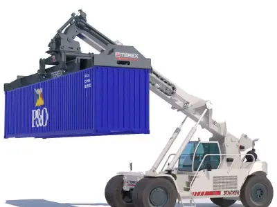Super stacker TEREX TFC 45 3D model