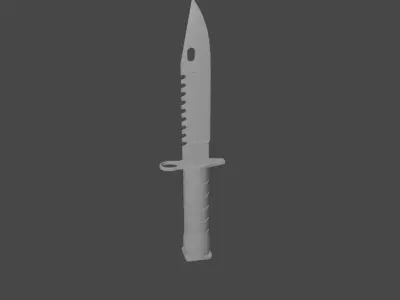 M9 Bayonet Free low-poly 3D model purchase