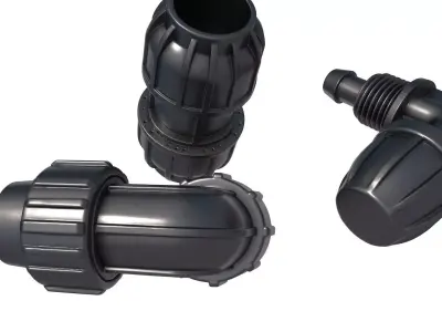 Water Pipe Connector - Water Pipe Connector Fittings  3D print model purchase