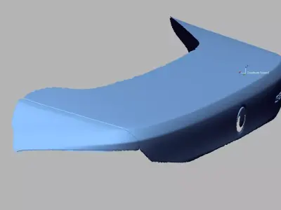 530 G30 Trunk scanned part 3D print model