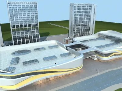 Shopping Mall 2 3D model purchase