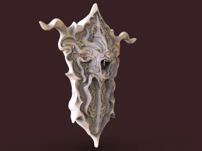 Shield fantasy 3D model purchase