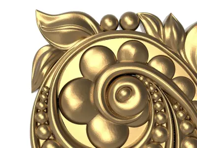  decorative pattern ready for 3D printing 3D model 489