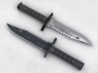 M9 Bayonet Knife  Low-poly 3D model