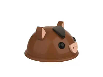 Horse Hat Cute Low-poly 3D model