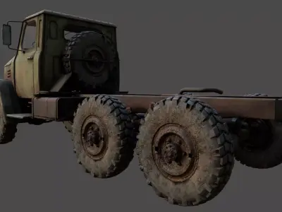 KrAZ-255 3D model