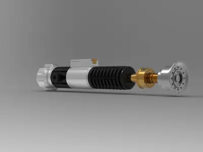 Obi-Wan Kenobi Lightsaber 3D print model