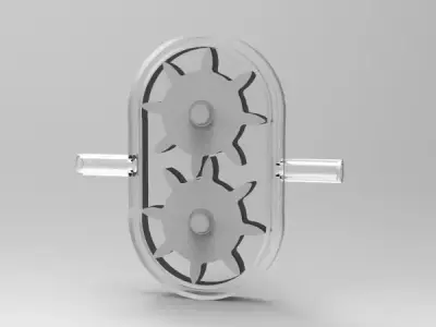 Gear pump 3D model purchase