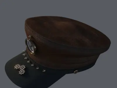 Cap old  Low-poly 3D model