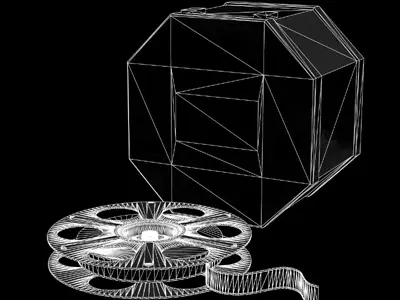 Film Reel 3D model
